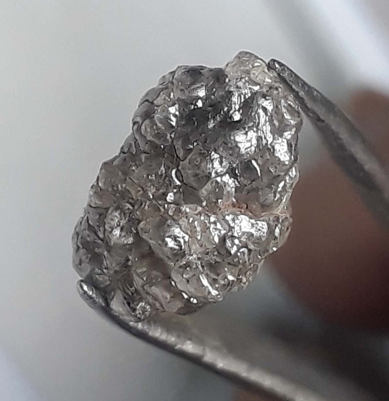 3.12 Carat 1 PCs Excellent Natural Full Light Grey Colour Chips Type Raw Rough,Cliarty I3,Natural Light Big Chips Diamond10.52M\u00d75.12M\u00d77.00M