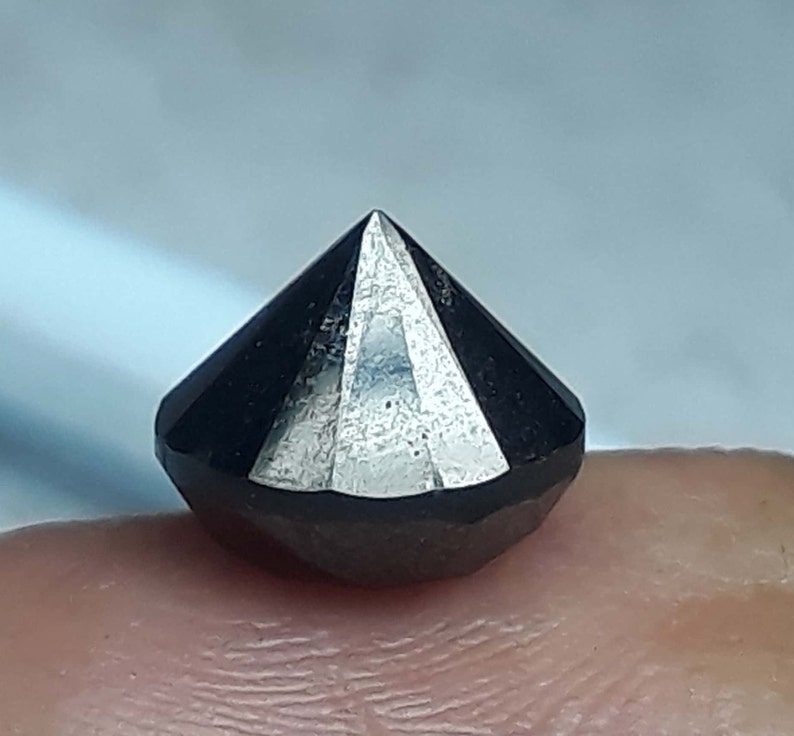 2.85 Carat 1 PCs Excellent Superb Big Brilliant Natural Full Light Black Full Round Cut Faceted Polished Loose Diamond..6.52M\u00d77.90M\u00d77.90M.