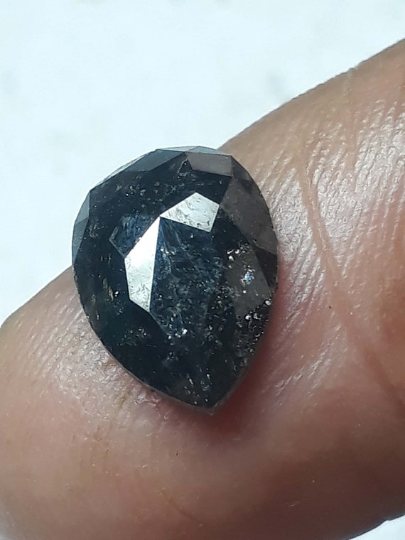 祝開店！大放出セール開催中 3.22 Carat Pear Black Light Full Natural Excellent Pcs 1 / アクセサリー