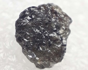 1.10 Ct Natural Black Rough Diamond: Uncut African Diamond