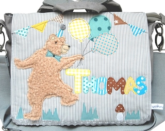 Kindergartenrucksack - Bär-  Rucksack, Kinderrucksack, Kindergarten, Tanzbär, mit Namen, handmade, personalisiert, Kitarucksack, Kitatasche