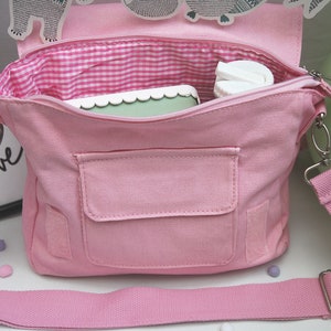 Kindergartenrucksack mit Namen Mein kleines Pony Pferderucksack, Pferd, Rucksack Rosa, Mädchenrucksack, Taufgeschenk Bild 5