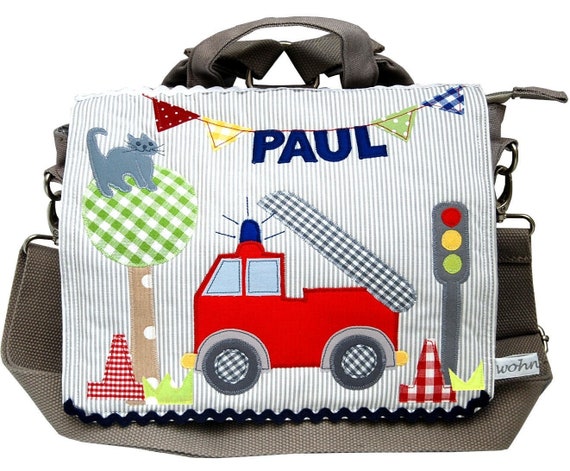 Sac à dos de maternelle Mon petit sac à dos de pompier sac à dos