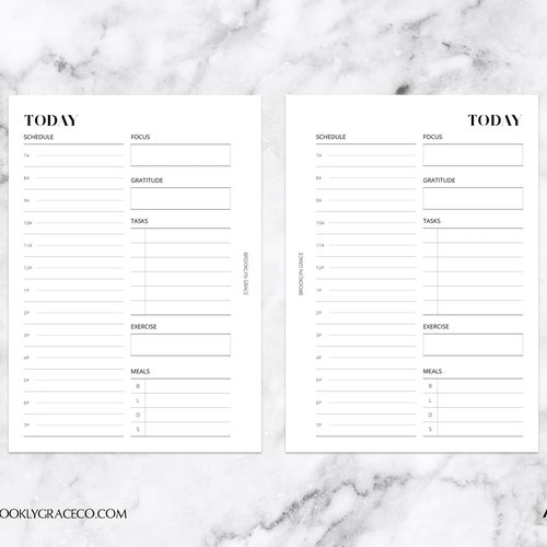 True A6 PRINTABLE Password Tracker Planner Insert NEW STYLE - Etsy