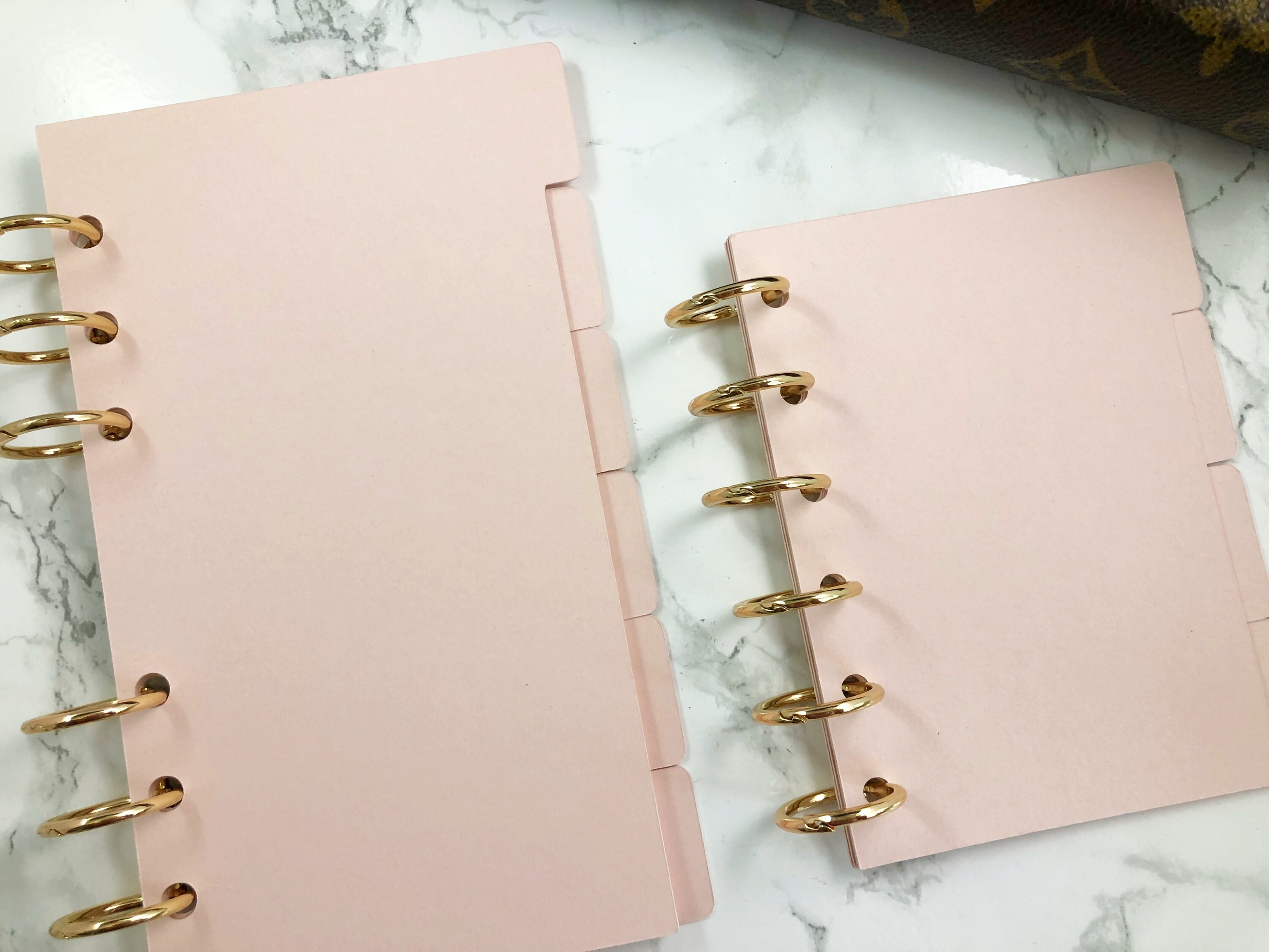 Blush Pink Planner Dividers Available in Pocket Personal | Etsy