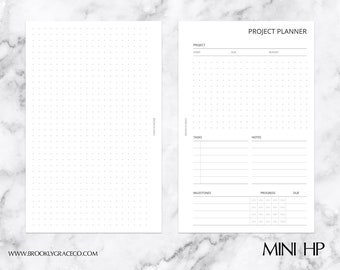 Mini HP PRINTABLE Project Planner Insert