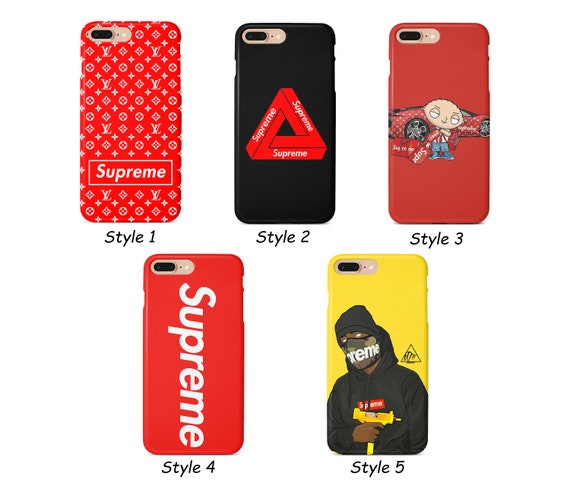 Supreme phone case for iPhone Xs Max Xr 10 X 7 8 6 Plus | Etsy