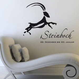 Wandtattoo Steinbock eff011 Bild 1