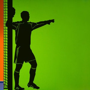 Wandtattoo Fussball Fußball Torwart Wandaufkleber Kinderzimmer Jugendzimmer Fußballverein Ball Stadion Wandsticker Kinderzimmerdeko uss085