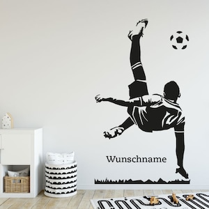 Wall sticker of your choice Football overhead kick children's room wall sticker children's wall sticker teenager's room football wall decoration ball sport wal219