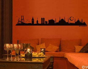 Wandtattoo Istanbul Skyline (uss041)