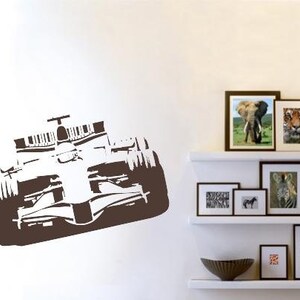 Wall tattoo Formula 1 racing car children's room wall sticker motorsport racing car wall sticker youth room wall decoration mural wall foilbsm022 image 3