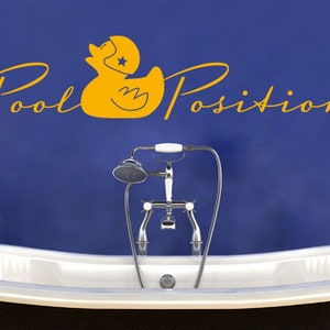 Wandtattoo Badezimmer Pool Position uss095 Bild 1