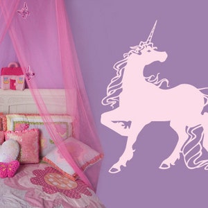 Wall decal unicorn unicorn children's room uss322 image 1