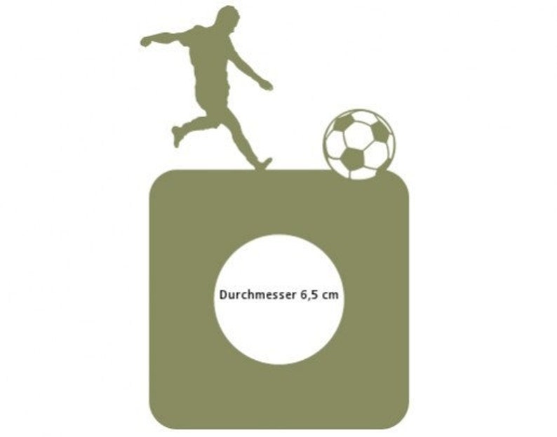 Steckdosentattoo Fußballschuss Wandtattoo Wandaufkleber Lichtschalter Kinderzimmer Wanddeko Fussball Tor Stadion Jugendzimmer Flur iwo009 Bild 2