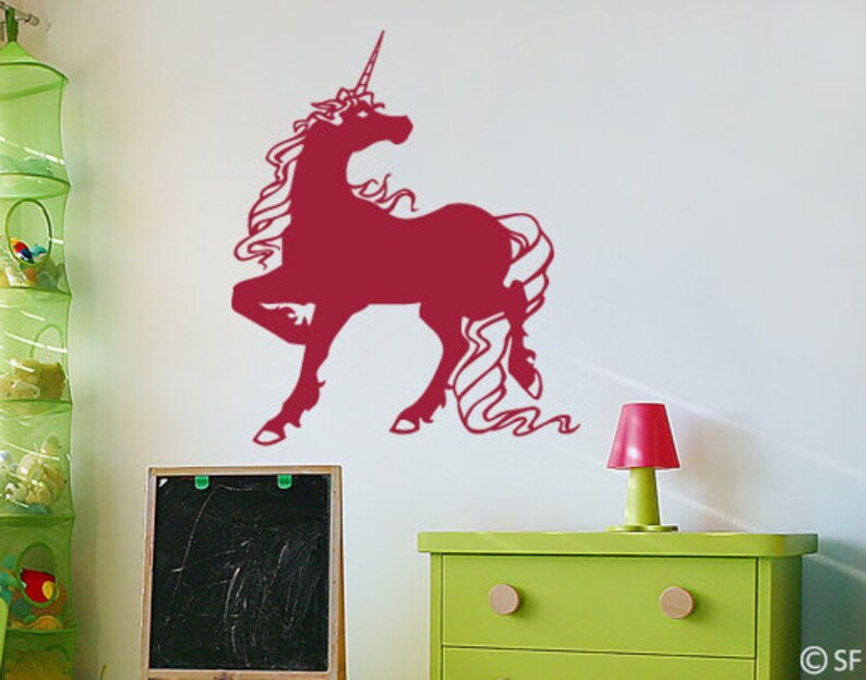 Wall decal unicorn unicorn children's room uss322 image 3