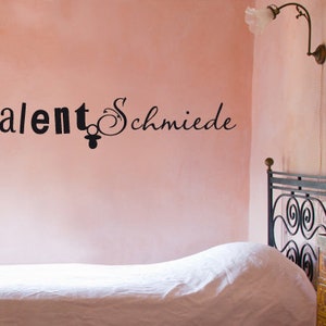 Wandtattoo Schlafzimmer Talentschmiede wal102 Bild 1