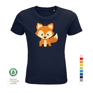 Maglietta per bambini Fox Baby in 100% cotone biologico | Maglietta per bambini | T-shirt per bambini | Bambini| Maglietta |