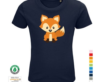 Kinder-T-Shirt Fuchs Baby aus 100% Bio-Baumwolle  | Kindershirt | T-Shirt Kleinkinder | Kinder| T-Shirt |