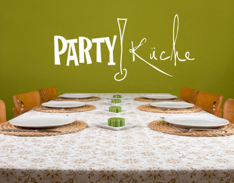 Wall sticker party kitchen kitchen dining room wal198 image 1