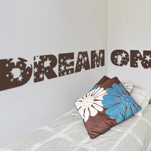 Wandtattoo Schlafzimmer Bett Dream on uss296 Bild 2