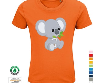 Kinder-T-Shirt Koala-Baby aus 100% Bio-Baumwolle  | Kindershirt | T-Shirt Kleinkinder | Kinder| T-Shirt |