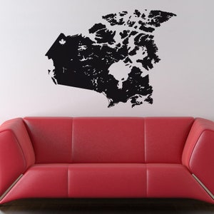 Muursticker Canada woonkamer slaapkamer muursticker Noord-Amerika Amerika muursticker muurfilm wanddecoratie muursticker keuken uss404