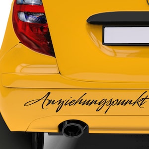 Bumper sticker Attraction (wal188_a)