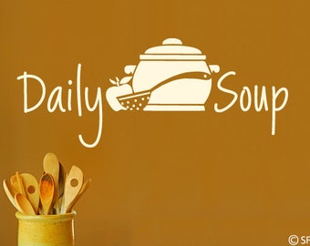 Wall decal Daily Soup (uss401)