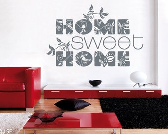 Wandtattoo Home sweet home (uss182)