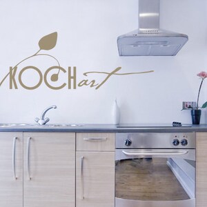 Wall sticker cooking kitchen wall sticker cooking art dining room wall sticker wall decoration cooking wall foil sticker wall wall decoration wal116 image 2