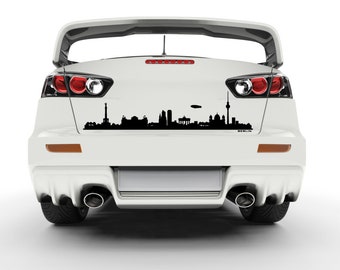 Autosticker Skyline Berlin Car autosticker tattoo carstyling motorkap auto zijsticker deur motorkap sticker carstyling uss051_a