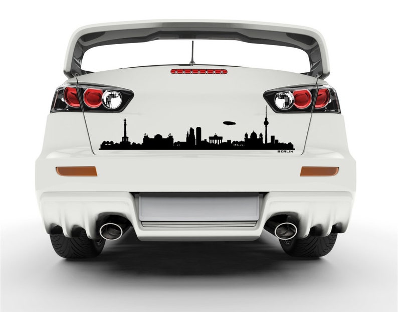 Autoaufkleber Skyline Berlin Car Auto Aufkleber Tattoo Carstyling Motorhaube auto Seitenaufkleber Tür Motorhaube Sticker Carstyling uss051_a Bild 1