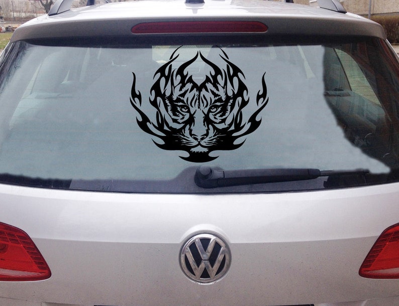 Autoaufkleber Tribal Löwe Kopf Aufkleber Auto Car Vinyl Sticker Heckscheibenaufkleber Motorhaube Seitenaufkleber Wohnmobil Caravan bsm067 Bild 2