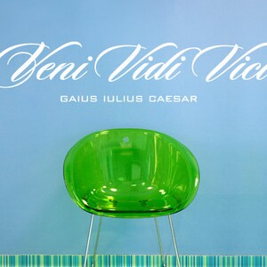 Muursticker Veni Vidi Vici 1 quotes (uss556)