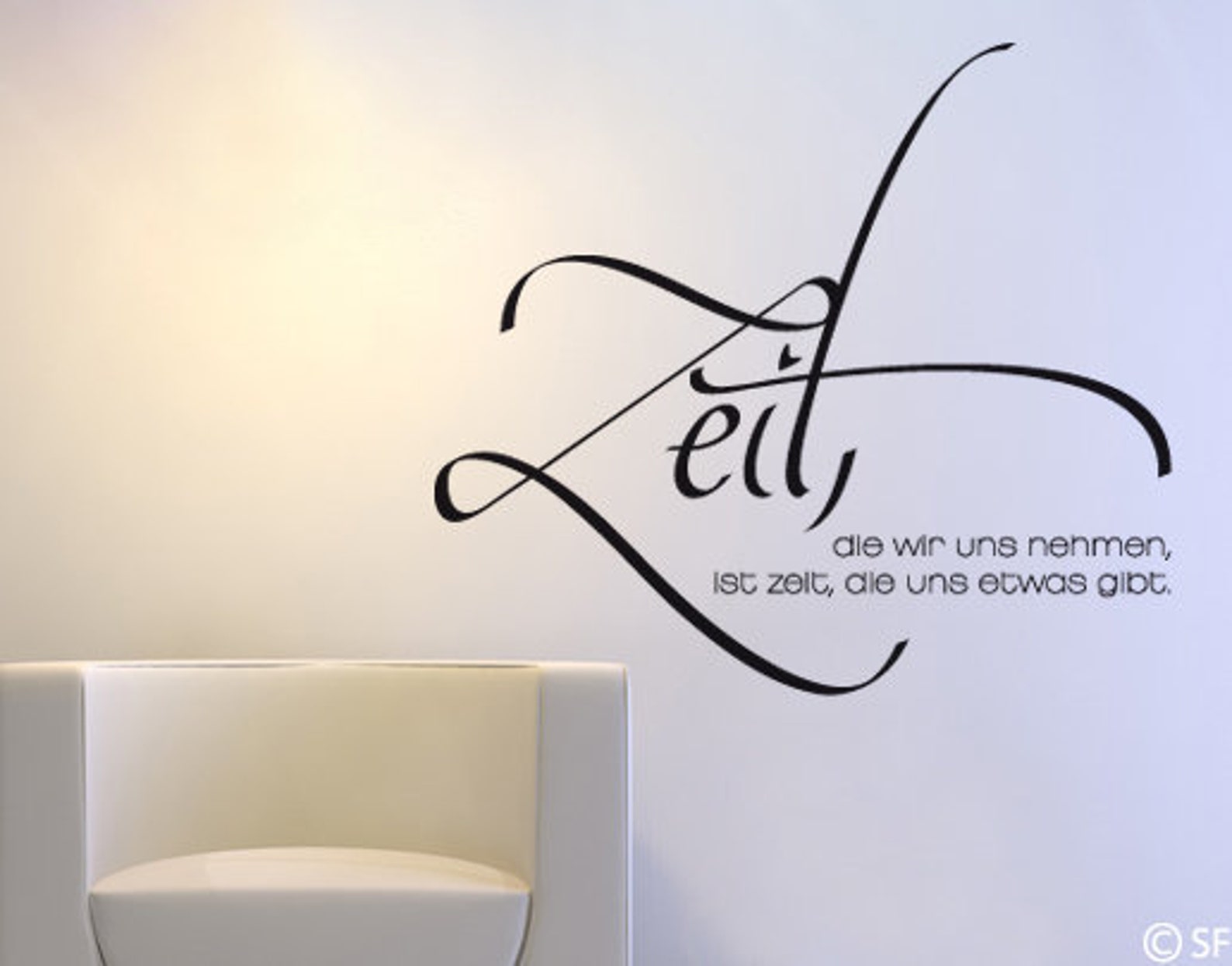 Wandtattoo Sprüche Wohnzimmer Flur Zeit die wir uns nehmen Etsy.de