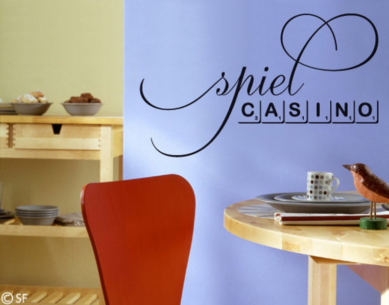 Wall sticker casino uss353 image 1