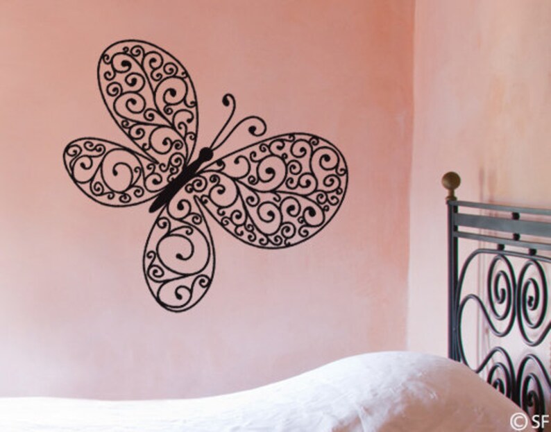 Wall decal Queen of Butterflies uss200 image 1