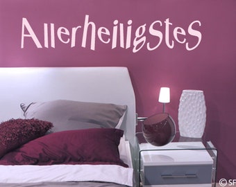 Wandtattoo Allerheiligstes (uss019)