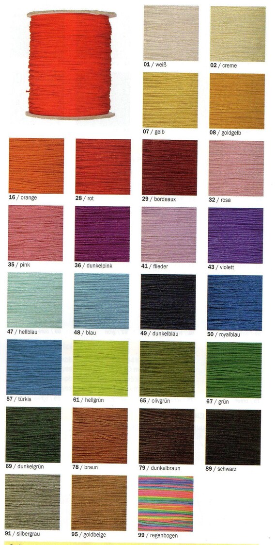 Rose de ruban de satin, satin, de cordon de 0,5 mm tressé, 120 m, 35 5f5462 Rose de ruban de satin, satin, de cordon de 0,5 mm tressé, 120 m, 35 5f5462