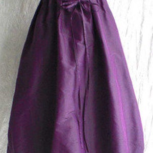 Seidenkleid mit Bolero und abnehmbaren Kragen in Lila/ Violett/Aubergine Bild 3