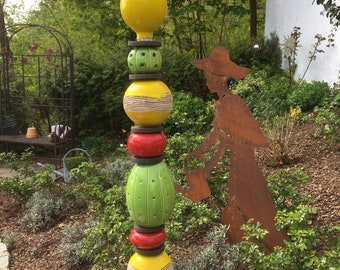 Keramik Stele N 45 Getopfert Etsy