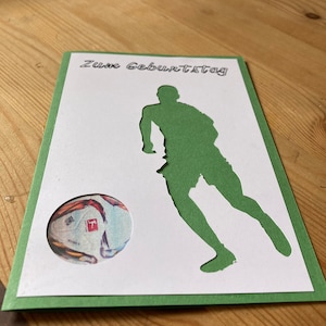 Glückwunschkarte für Fußballbegeisterte