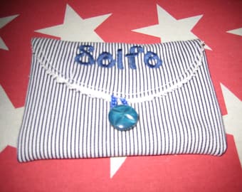 Für Seifen-Fans: Reiseetui, Seifentäschchen, Seifenmäppchen, 9x12,5cm, Upcycling, zero-waste