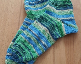 Wollsocken handgestrickt