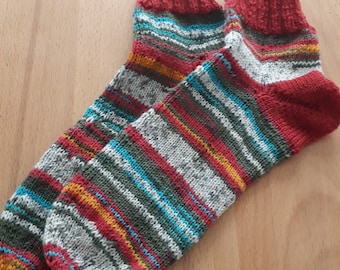 Wollsocken handgestrickt