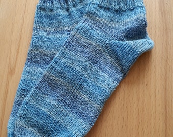 Cotton socks hand knitted