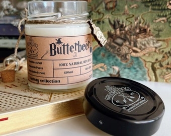 Butter beer soy wax candle-bookish candles-100% soy wax candle-book inspired candles