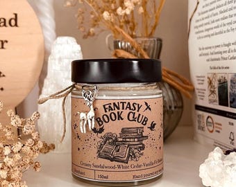 Book tropes Candles, Bookish Candles, Dark Academia Candle, Romance Candle, Gift for Reading, Book Lover Trope, Romantasy Candle, Bookish