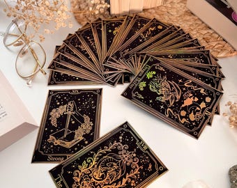 Fantasy Booktropes Cards | To be read Prompts | TBR Game | Book Bookish Gift | Readers Booklover Booktok  Romantasy Enemies to Lovers Tropes